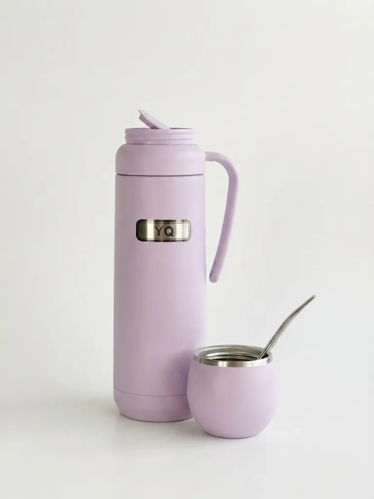 Termo con mate YQ 1Lt