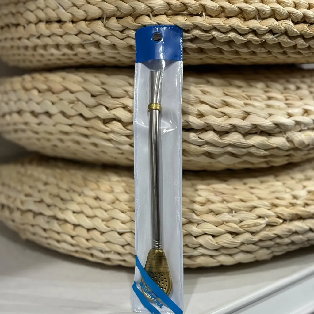 Bombilla eco paleta dorada