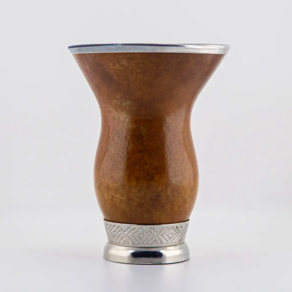 Mate calabaza con base y virola de aluminio