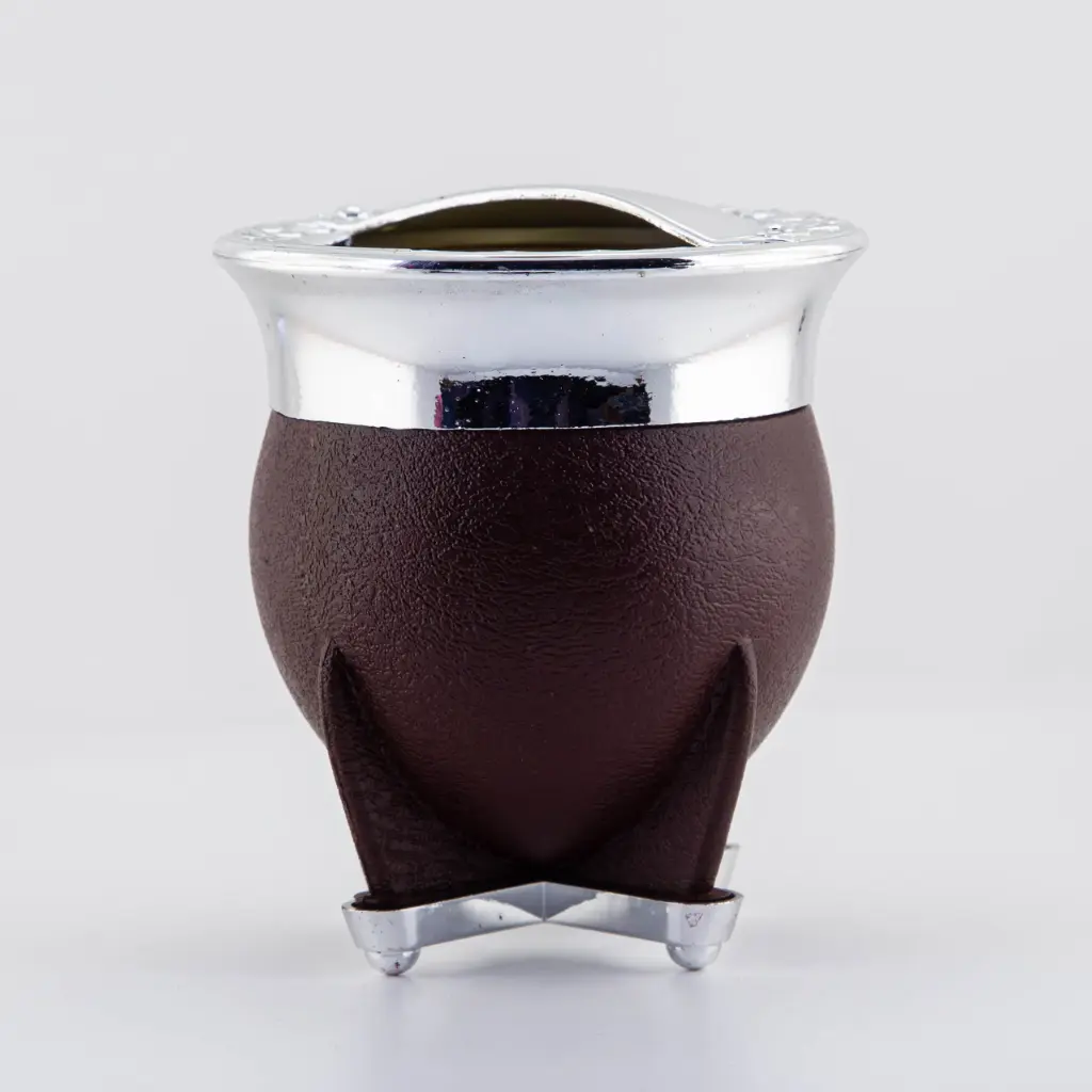 Mate de PVC con o sin tapa con virola trabajada