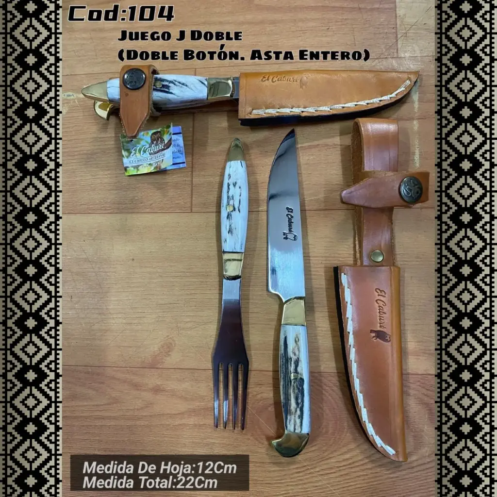 [c104] Juego J Doble (Doble Botón Asta)