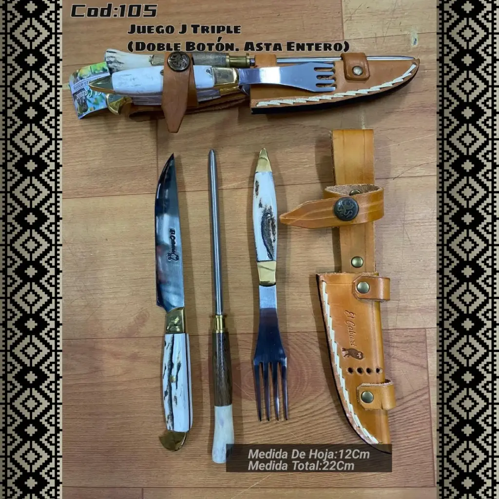 Juego J Triple (Doble Botón Asta)