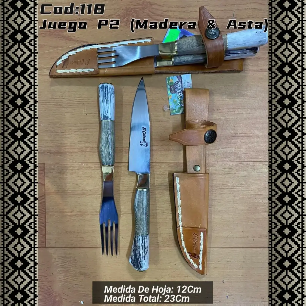 [c118] Juego P2 (Madera y Asta)