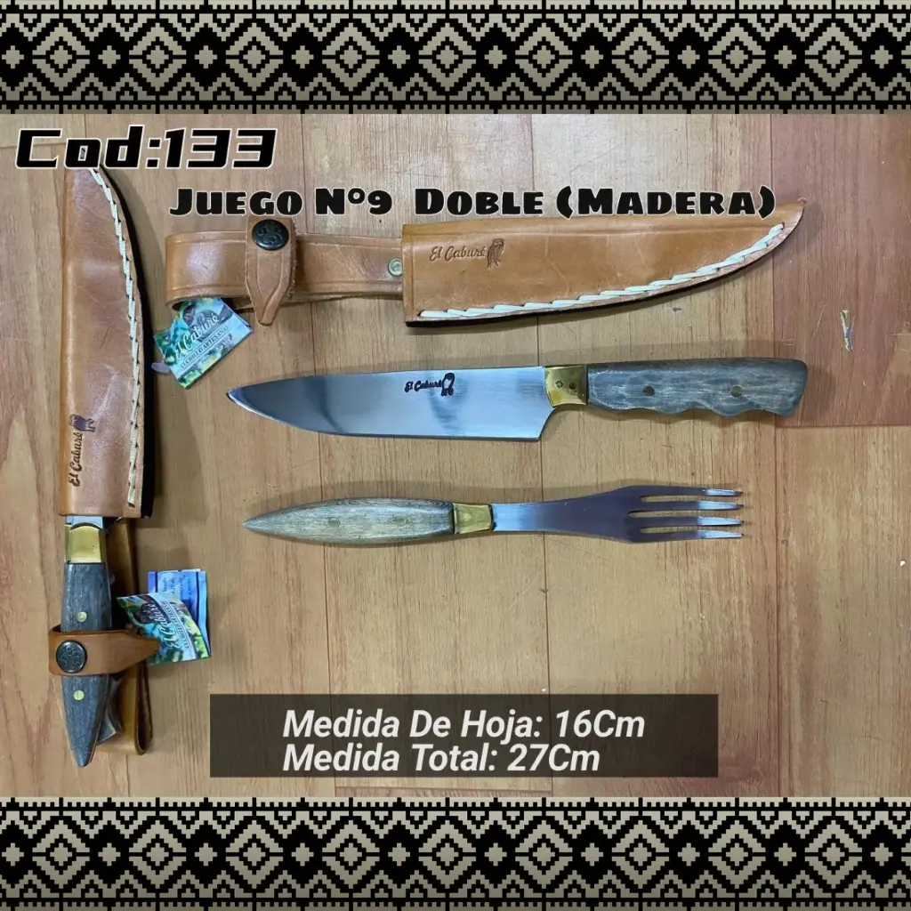[c133] Juego N°9 Doble (Madera)