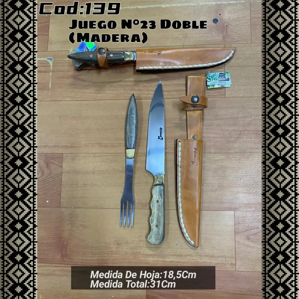 [c139] Juego N°23 Doble (Madera)