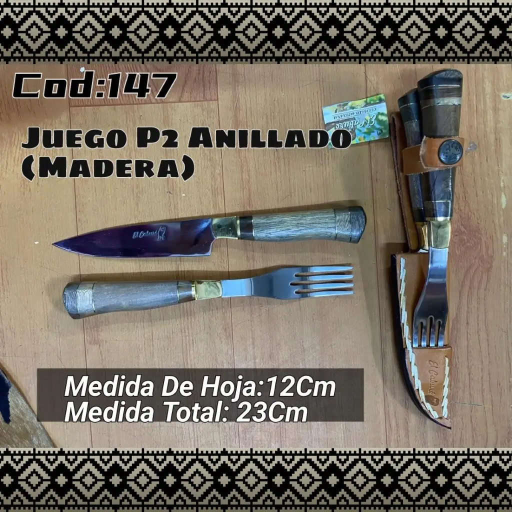 [c147] Juego P2 Anillado (Madera)