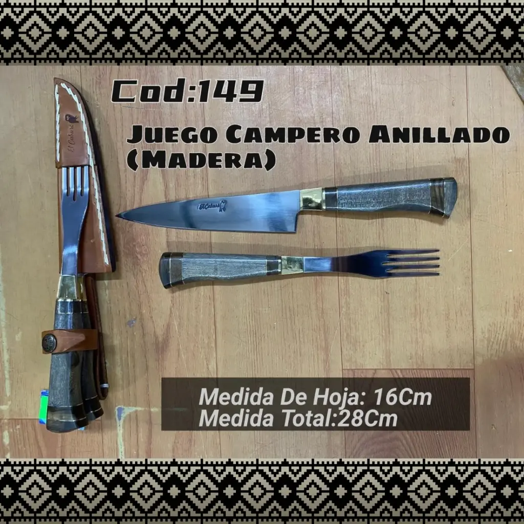 [c149] Juego Campero Anillado (Madera)