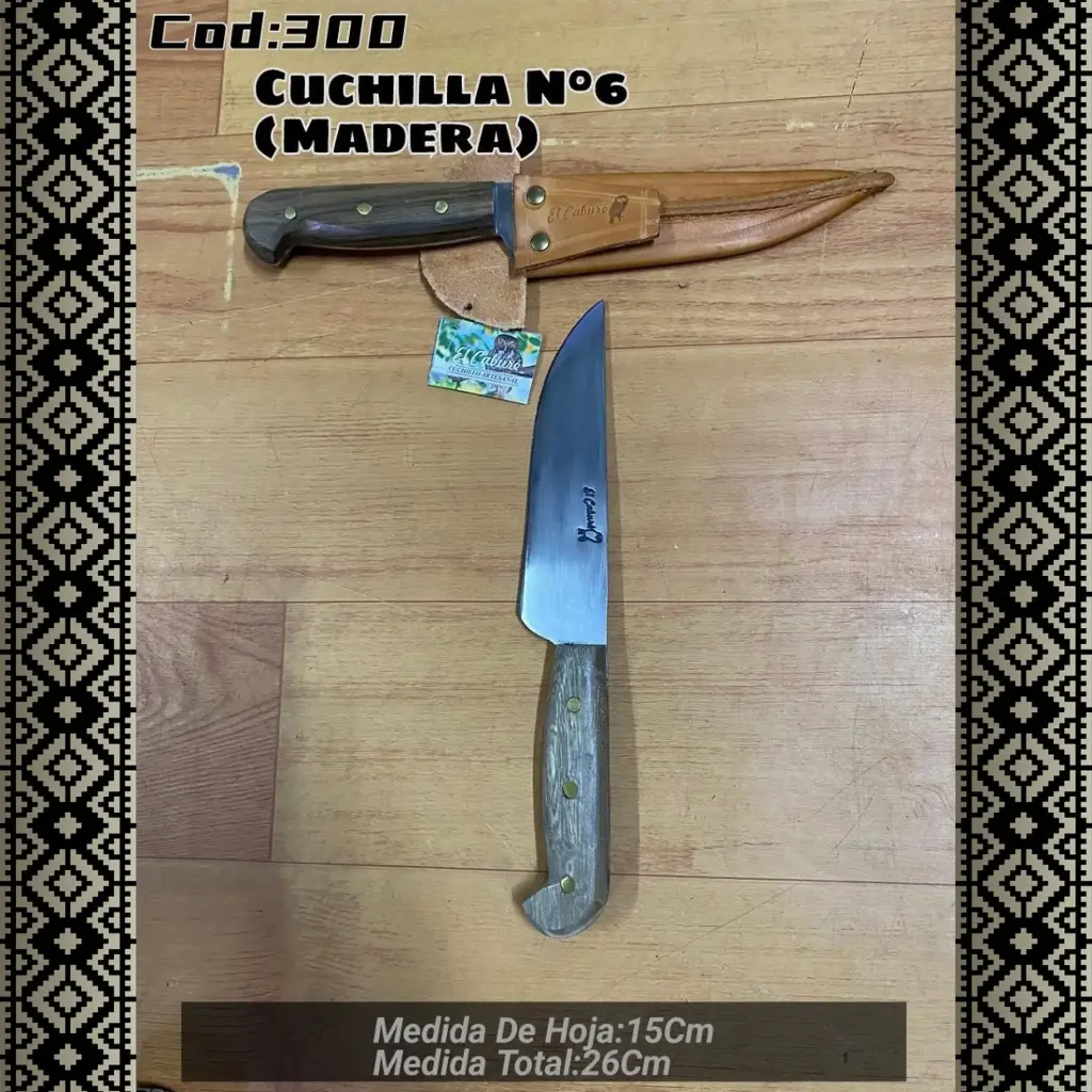 [c300] Cuchilla N°6 (Madera)