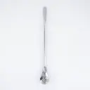 art. 122 Bombilla Eco China Latón Niquelado caño redondo corto coco paleta
