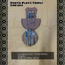 Porta Plato Triple con Juego B (Con Botón)