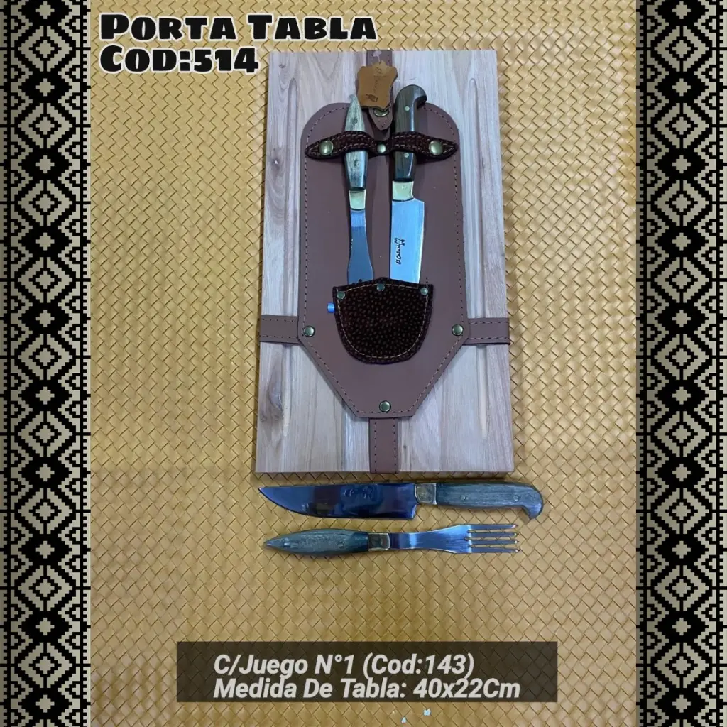 [c514] Porta Tabla con Juego N°1 (con Botón)
