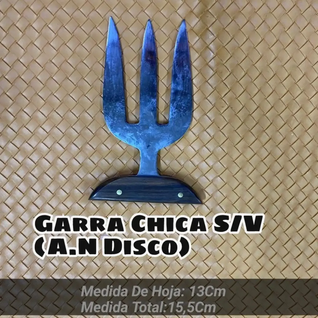 Garra Chica S/V Acero Negro (Madera)